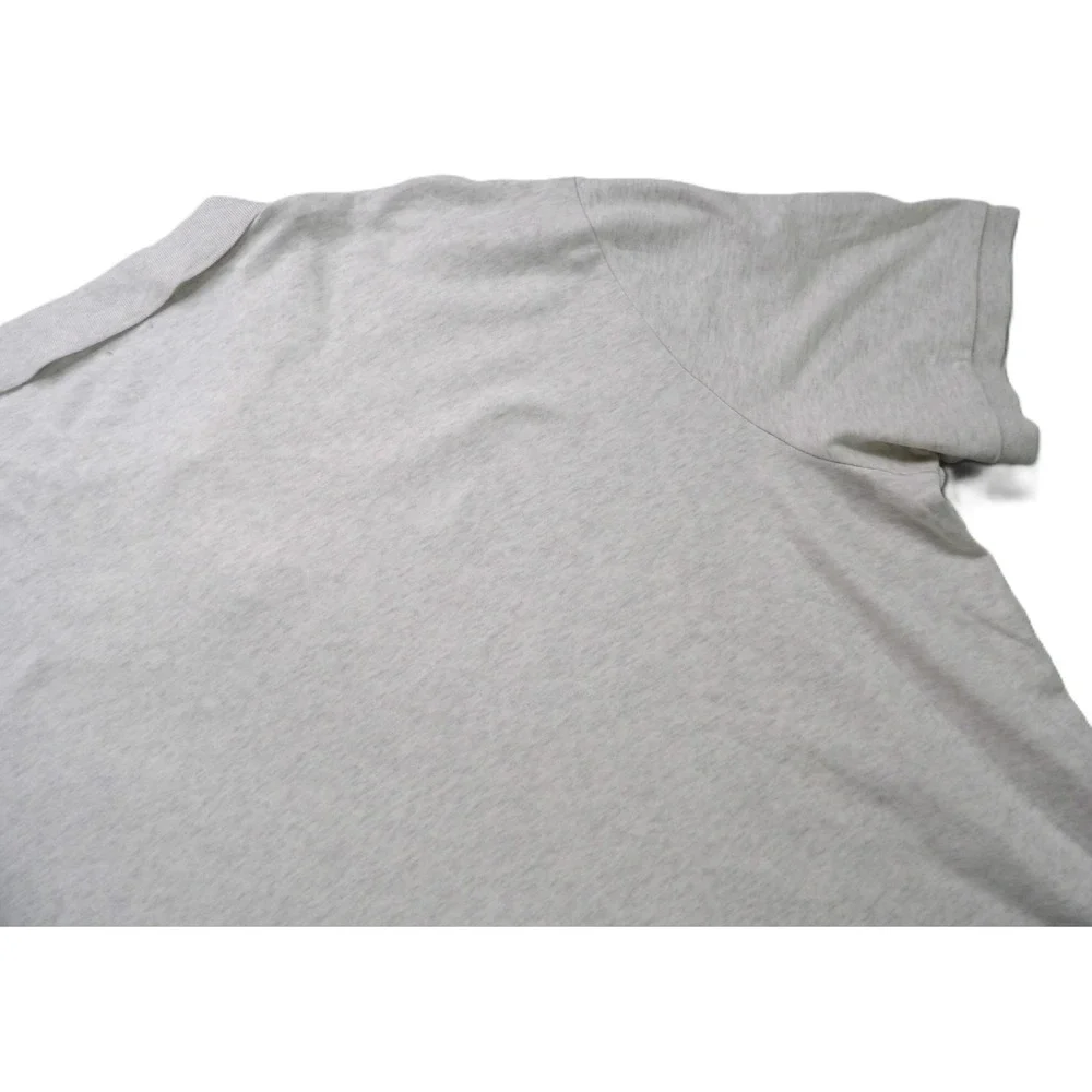 Polo Ralph Lauren Shirt Men XL Classic Fit Gray Cotton Short Sleeves Flesh Pony